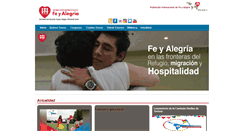 Desktop Screenshot of feyalegria.org